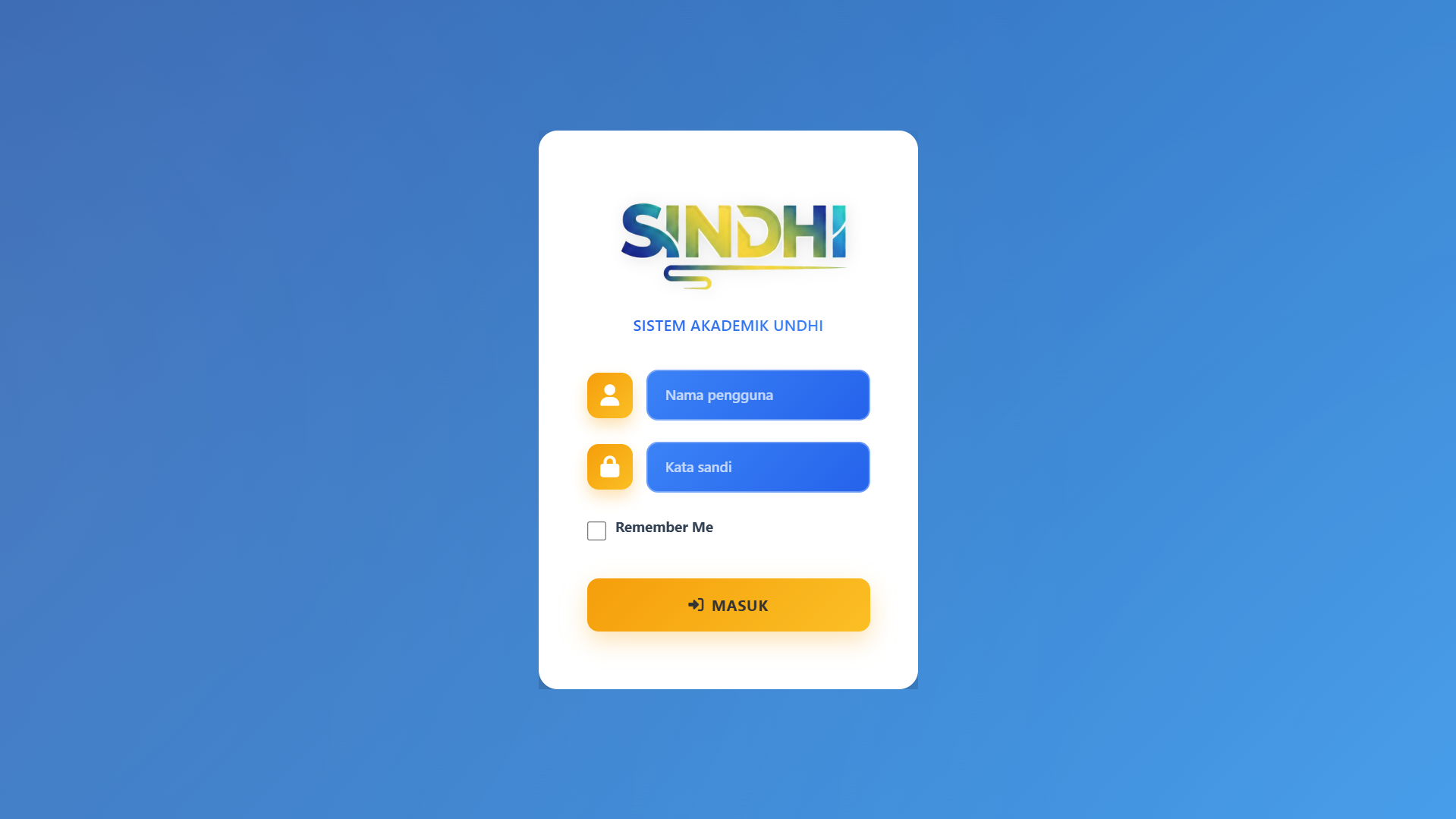 SIakad Akademik - Main Interface